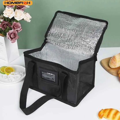 HOMEFISH 2026 New Warm Insulated Lunch Pouch, Convenient Takeaway Delivery Tote Bag, High Durability Food Storage Container