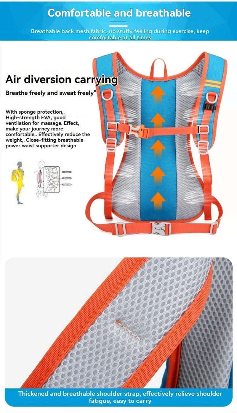 ThinkRider Cycling Backpack 12L Bicycle Bags Outdoor Sport Climbing Hiking MTB Road Bike Hydration Backpack