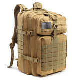 50L Man Tactical Backpacks Outdoor Traveling Bags Outdoor 3P School Pack EDC Molle Pack For Trekking Hunting Bag