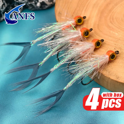 ANFS Fly Fishing Flies Kit with Fly Box