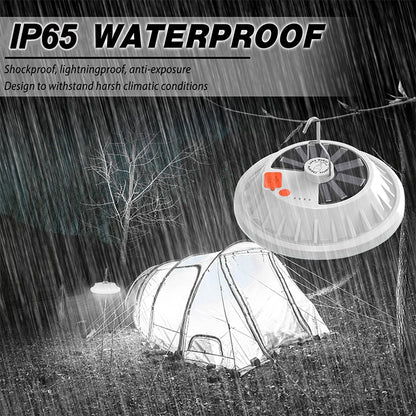 Portable Camping Light Power Bank LED Camping Lanterns With Remote Control Waterproof Outdoor Tent Light Rechargeable Flashlight
