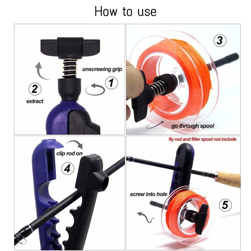 Portable Line Spooler Winder