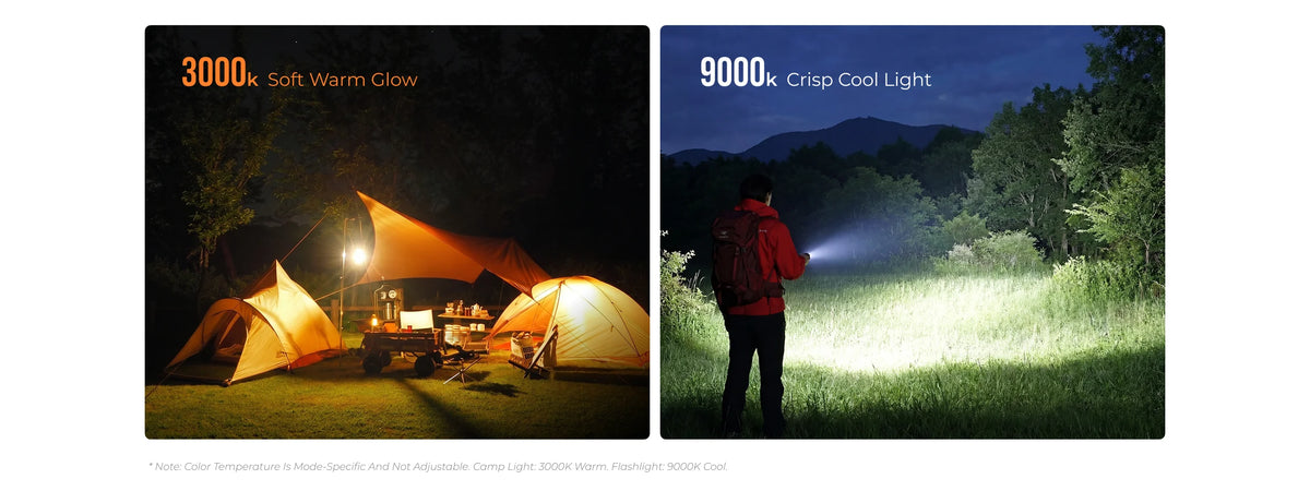 FLEXTAIL ZERO LANTERN - 56g Ultralight 2-in-1 Camping Light, 300LM Bright LED, IPX5 Waterproof for Hiking Camping