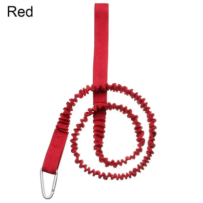Adjustable Elastic Kayak & Canoe Paddle Leash – Fishing Rod Safety Rope with Carabiner for Rowing & Boat Accessories