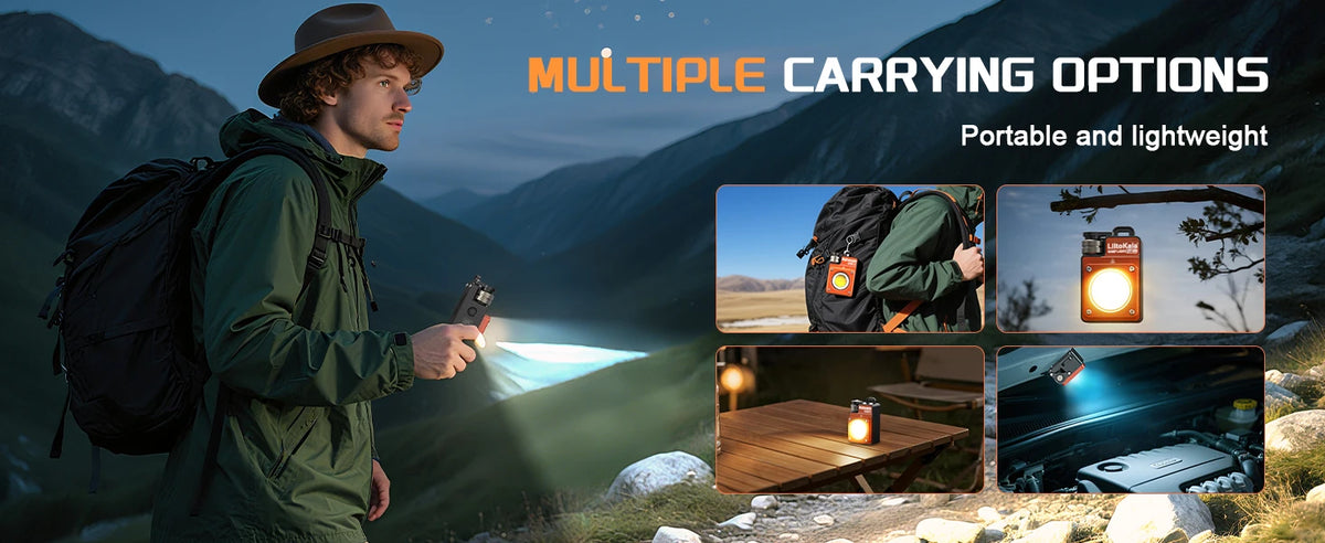 LiitoKala XY-009 Portable Rechargeable LED Camping Light Multi-Functional Carry-On Outdoor Activity Long Life