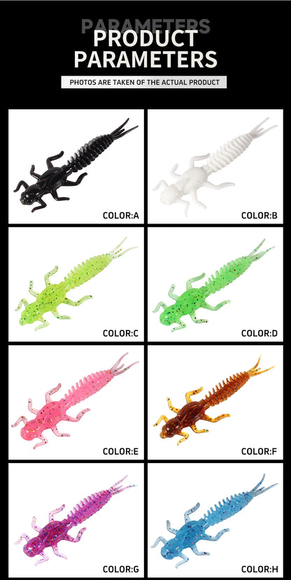 Supercontinent Larva Soft Lures