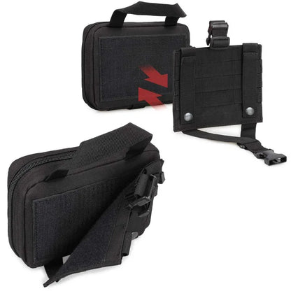 First Aid Bag Upgrade Tactical EMT Pouch Rip Away Molle Medical Kit IFAK Tear-Away Travel Outdoor Hiking Emergency Survival Kit