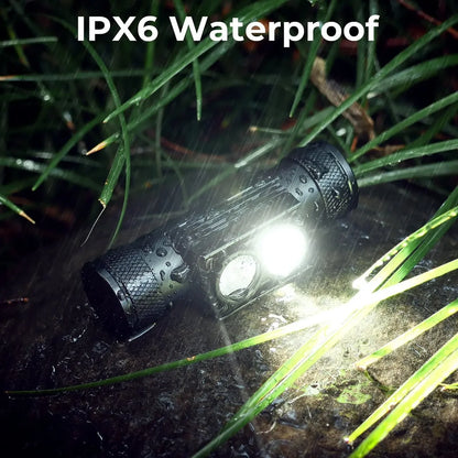 H25LR LED 90 High CRI Rechargeable Headlamp Powerful Lightweight Head Flashlight with Bright White Light  660nm Deep Red Torch