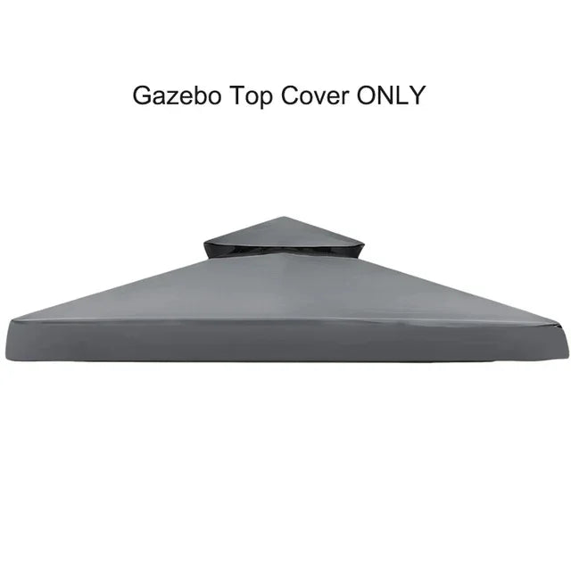 Grill Gazebo Replacement Canopy Roof, Outdoor BBQ Gazebo Top, Double Tiered Shelter Cover Roof ,for Yard Patio Garden Sunshade