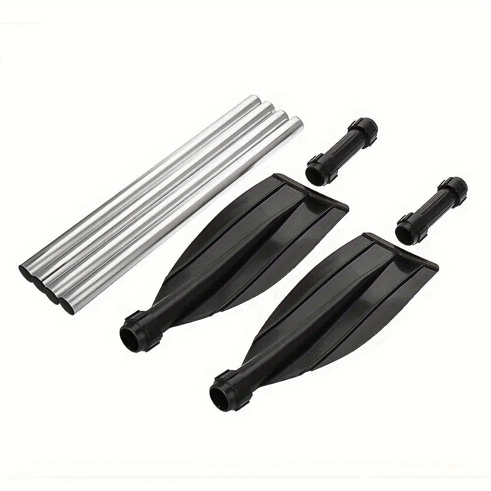 Detachable Kayak & Canoe Paddle – Ribbed Blade Floating Oar for Boats, Rafts & Surfing