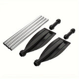 Detachable Kayak & Canoe Paddle – Ribbed Blade Floating Oar for Boats, Rafts & Surfing