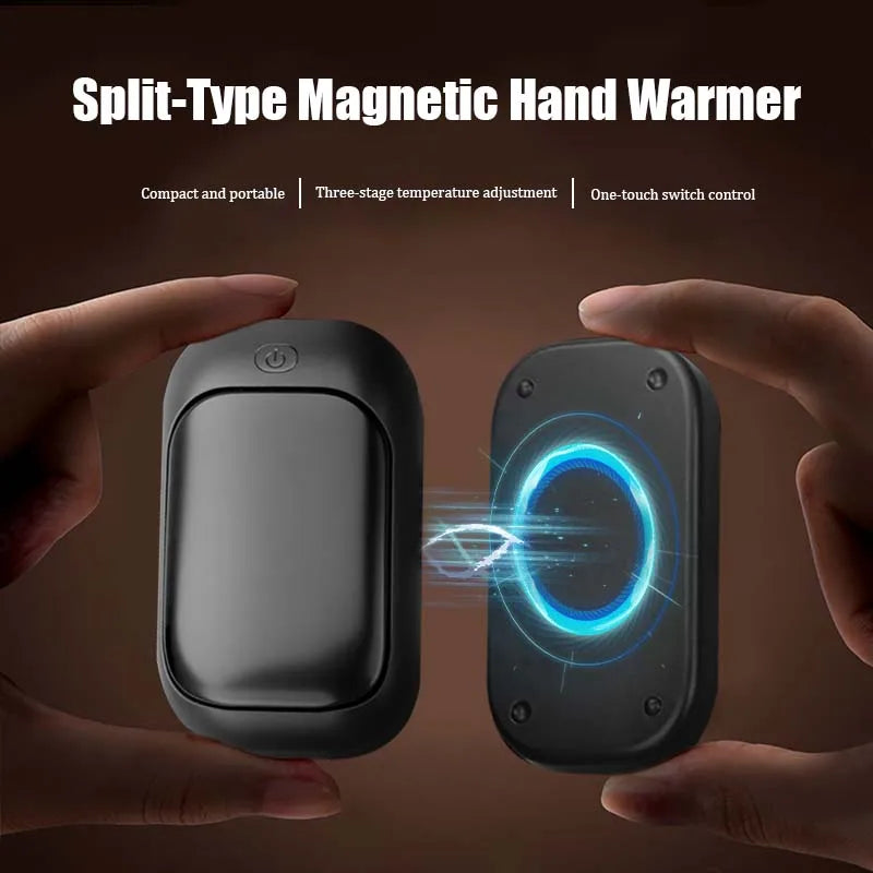 Magnetic Rechargeable Hand Warmer (2-Piece Set)