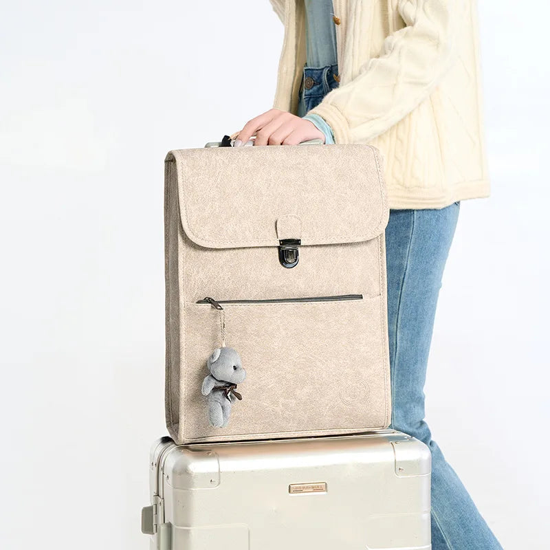 New Backpack, Korean Style Casual Bag, Casual Travel Bag, College Student Schoolbag, Laptop Backpack
