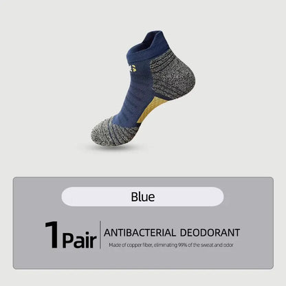 Nano Copper Fiber Deodorant Antibacterial Men Socks Running Climbing Summer 2025 MTB Cycling Bicycle Basketball Sports Sock