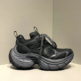Men’s & Women’s Platform Sneakers – Genuine Leather Casual Walking & Sports Shoes