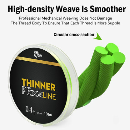 Leydun Micro Thin 4-Strand PE Line