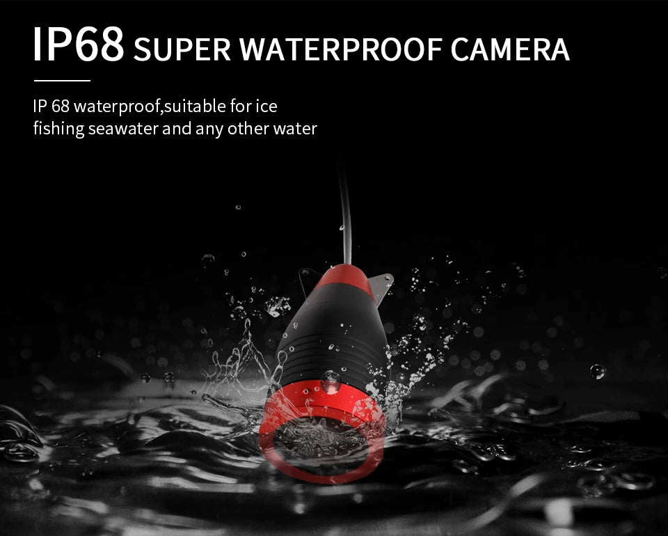 Erchang 7 Inch HD Ice Fishing Camera with Infrared Night Vision
