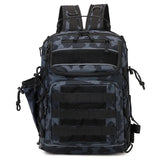 New outdoor mountaineering bag men's hiking large capacity backpack camouflage tactical bag multi-function sports bag backpack