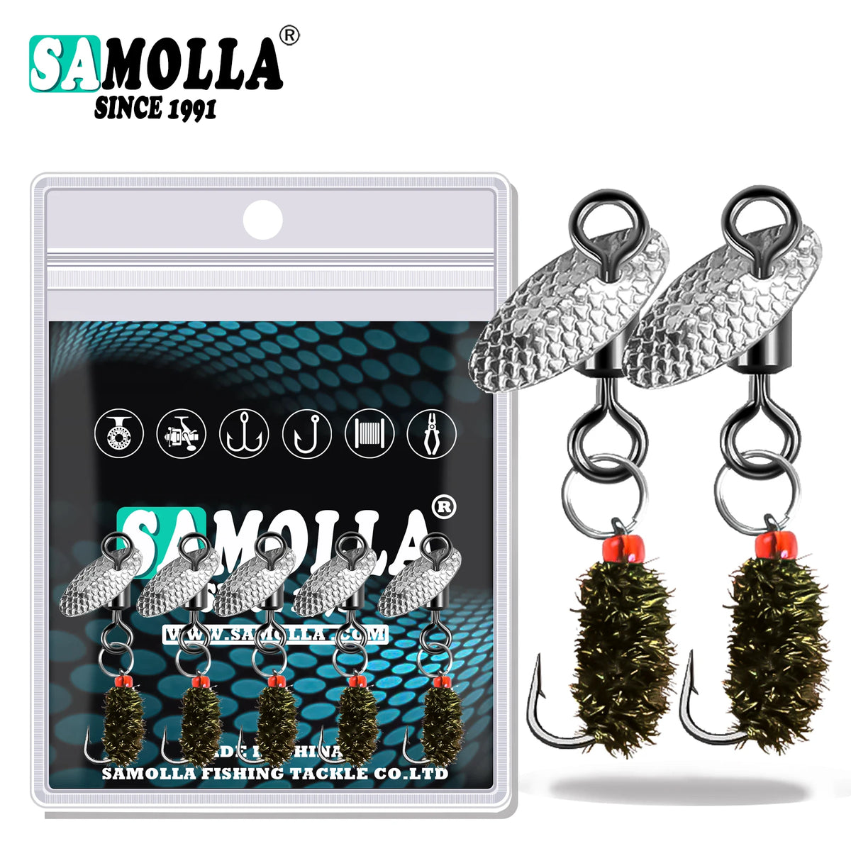Spinner Scud Flies for Trout (5 Pack)