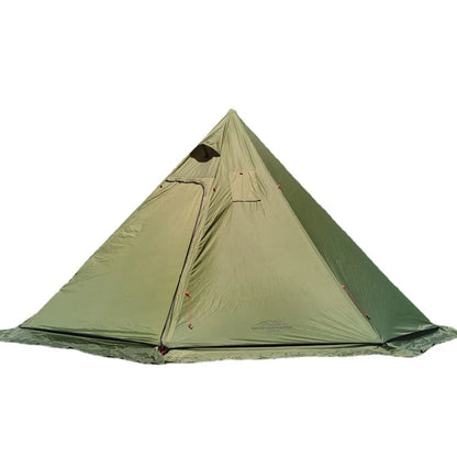 4-6 People Tipi Hot Tent with Stove Jack 400PRO Camping Pyramid Teepee Tent for Camping Backpacking Hiking