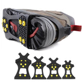 10-Teeth Anti-Slip Crampons | Ice & Snow Cleats for Walking, Hiking & Climbing