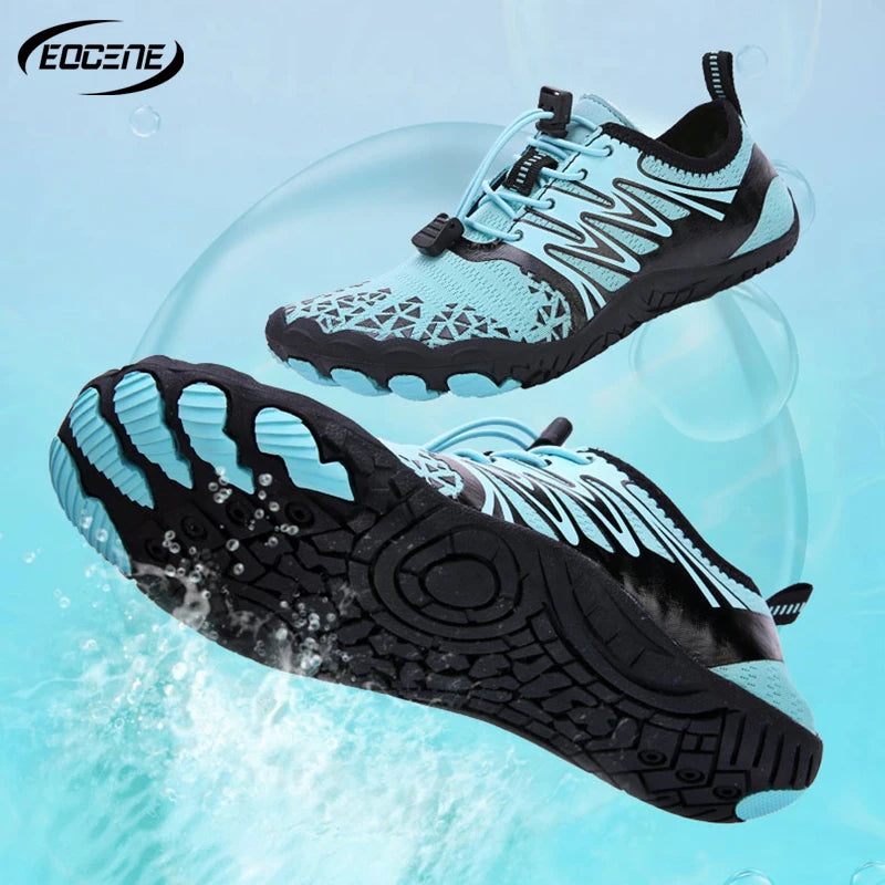 EOCENE Men Women Barefoot Outdoor Sports Aqua Shoes Quick-dry Beach Swimming Fitness Wading Hiking Cycling Water Sneakers Shoes