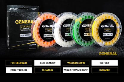 Goture GENERAL WF Floating Fly Line 100ft
