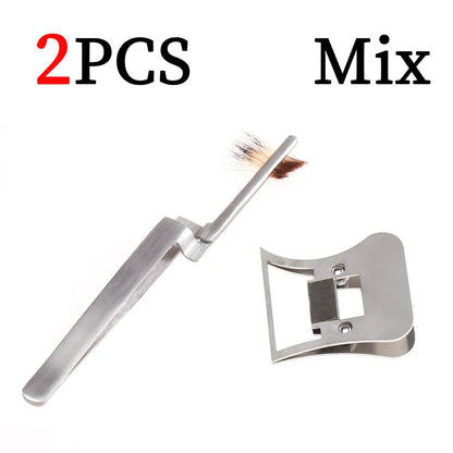 ICERIO Stainless Steel Hackle Pliers