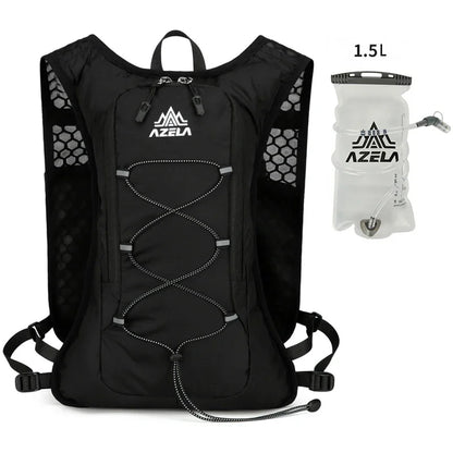 8L Running Hydration Vest Backpack Men Women Outdoor Sport Bags Trail Marathon Jogging Hiking Backpack Option Water Bag Flask