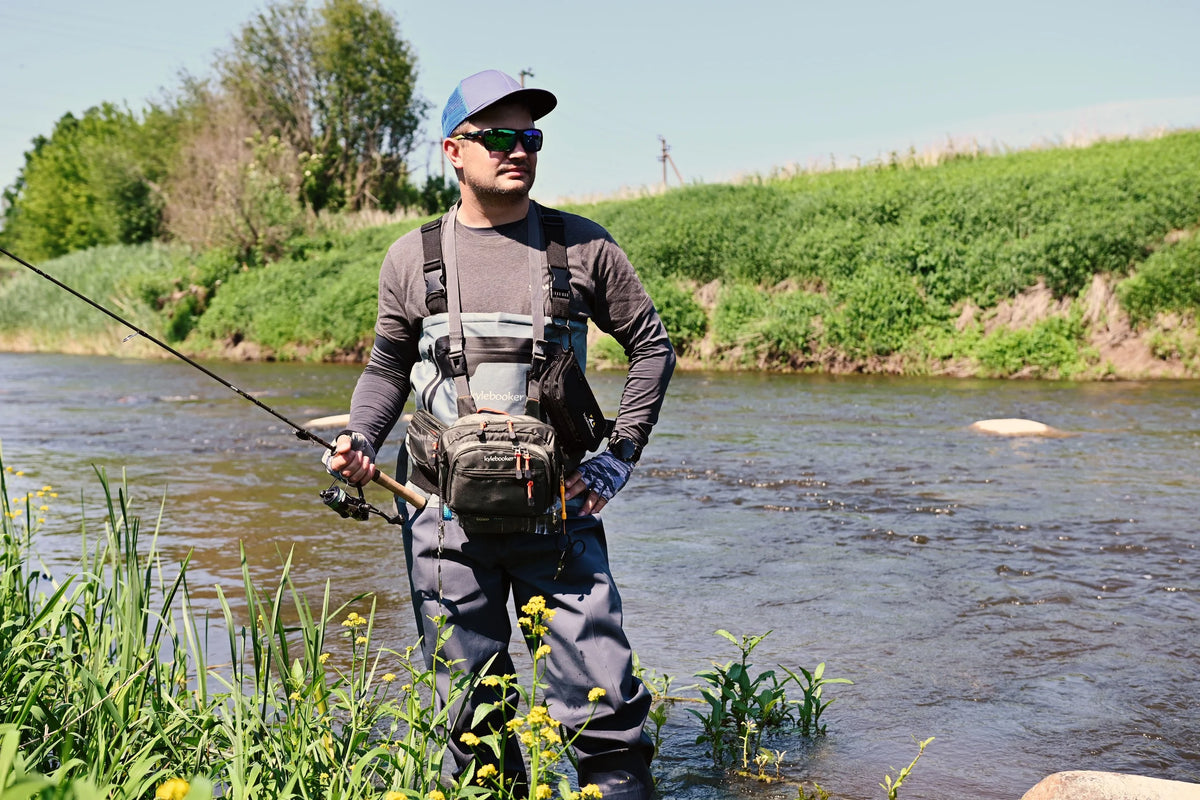 5-Layer Breathable Stockingfoot Fishing Chest Waders