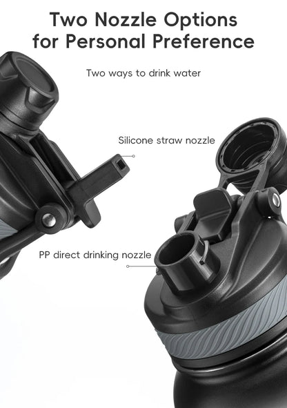 ROCKBROS Cycling Water Bottle Thermal Drinkware Vacuum Flasks & Thermoses Bottle 500ml 650ml 1000ml 1200ml Cycling Water Bottle