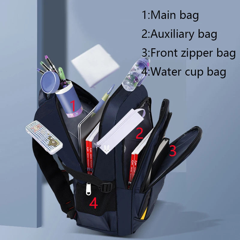 Kid Backpack Teen Boys Girls School Bag Mouse Ears Kid's Shoulder Bag Cartoon Waterproof Children Sport Travel Casual Daypack