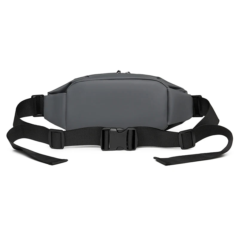 Men Minimalist Outdoor Sports Running Jogging Waist Bag Man Waterproof Fanny Pack Stylish Cross Body Belt Bag Waist Bag for Men