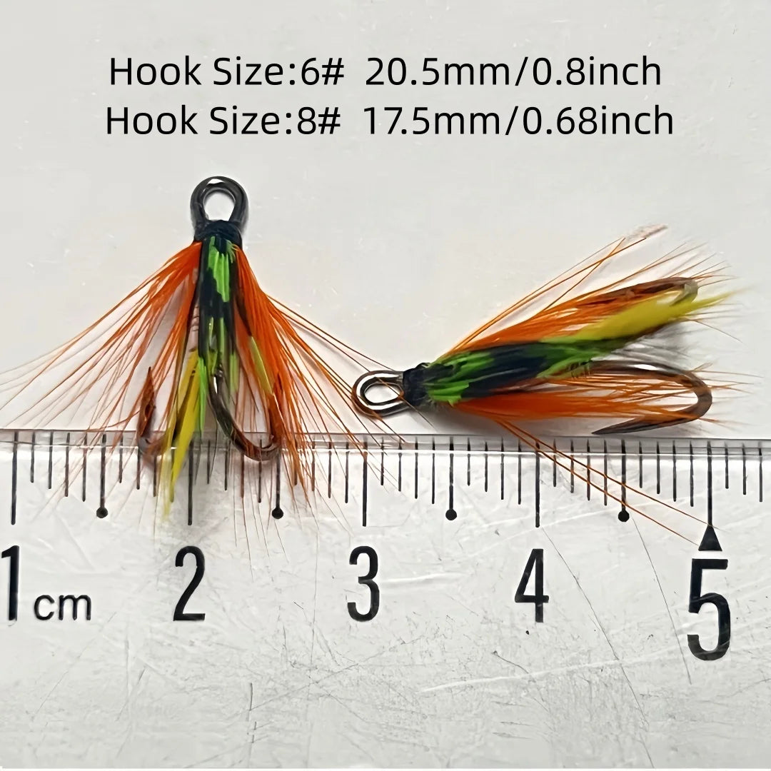 Double Hook Salmon Wet Flies (3 Pack)
