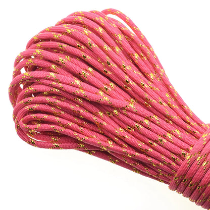 Gold & Silver 550 Paracord – Type III, 100ft, 19 Colors