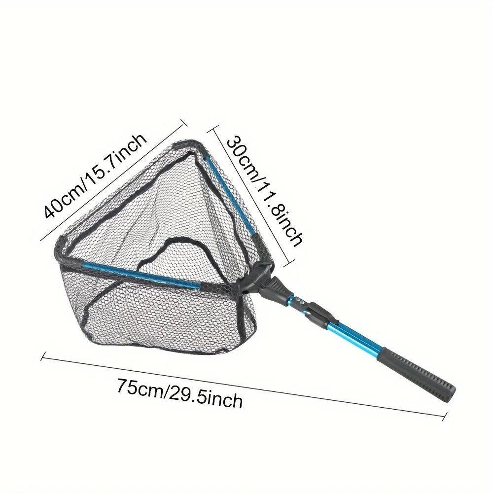 Telescopic Triangle Folding Fishing Net