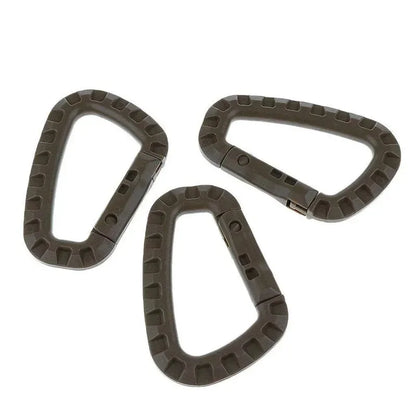 1/2/3/4/6pcs Tactical Carabiner Carabina Karabiner Clip Plastic Cadet Hiking Camping