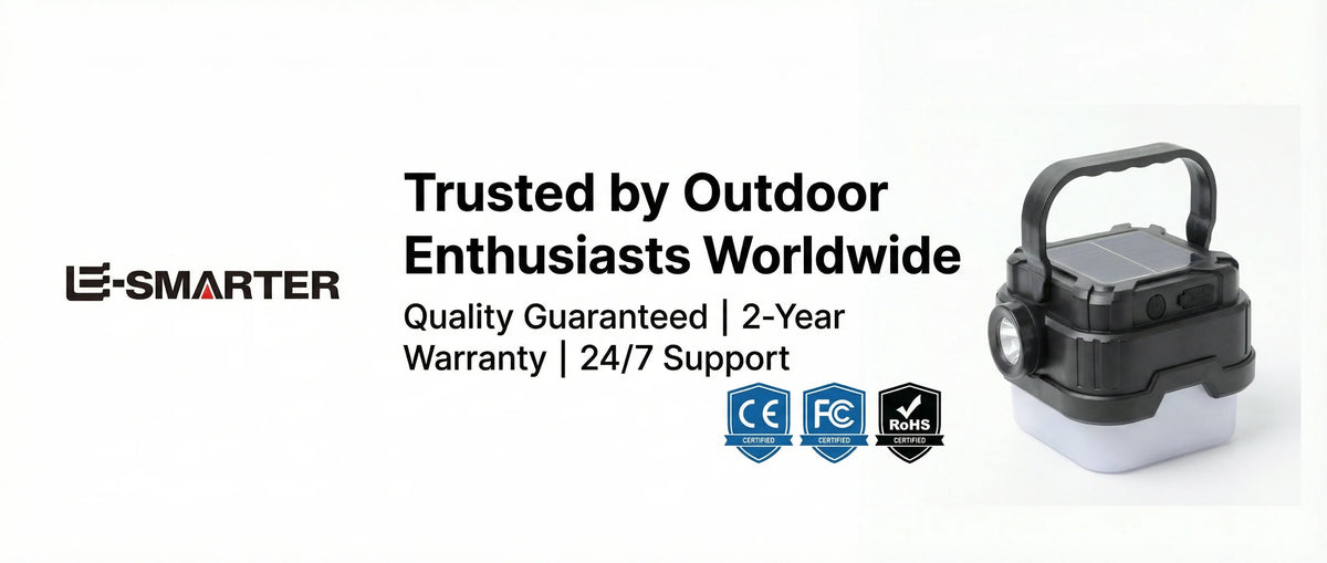 Solar Powered Camping Lantern with Ultra Long Battery Life for Outdoor Tent Emergency Lighting Home Use