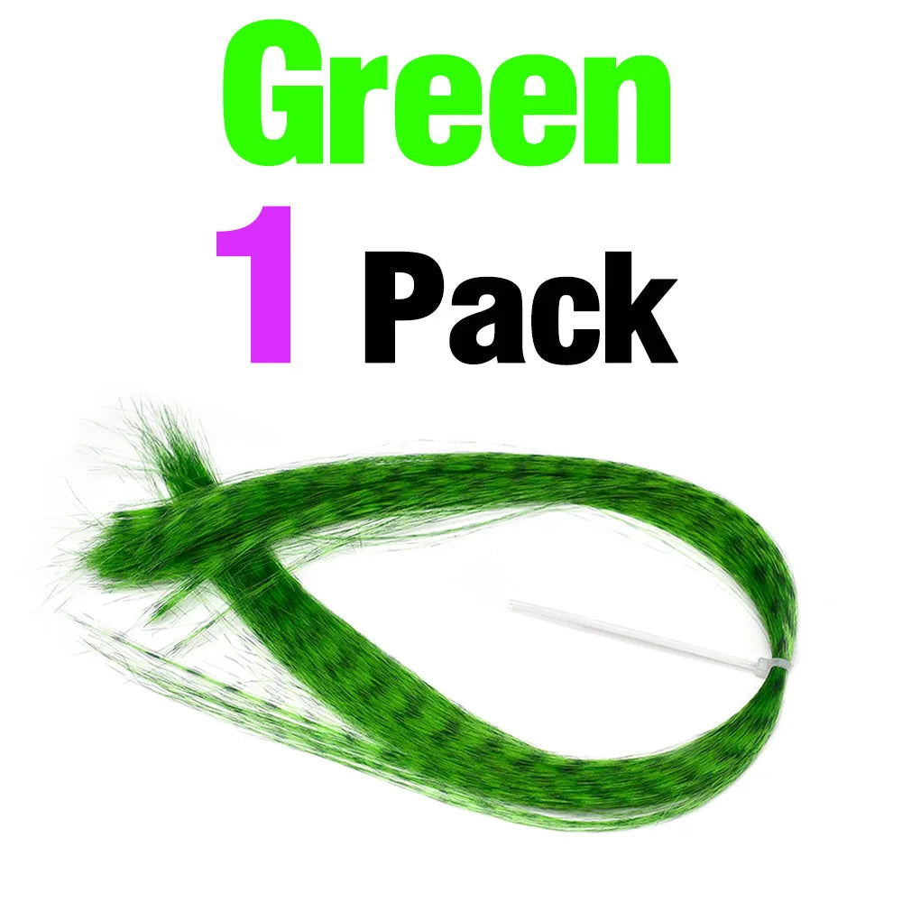 MNFT Zebra Grizzly Streamer Fibers (12 Colors)