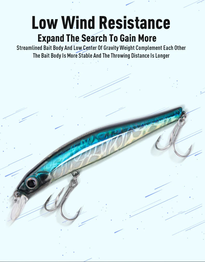 LEYDUN Artist FR Sinking Minnow Jerkbait