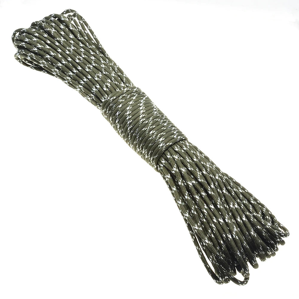 Gold & Silver 550 Paracord – Type III, 100ft, 19 Colors