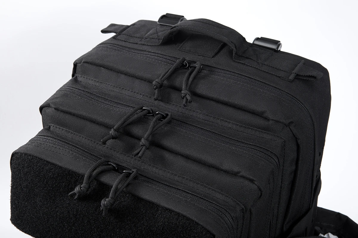 45L Tactical Backpack For Men With MOLLE Webbing System Outdoor Survival Gym Fitness Hiking Camping Backpack Dual Cup Holders Large Capacity Rucksack For Wilderness Trip Travel Daily Work Commute Outdoor Camping Activities Ge