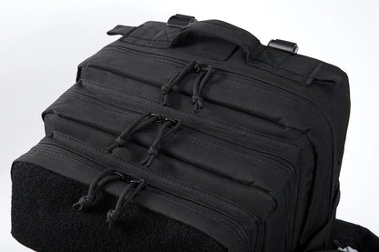 45L Tactical Backpack For Men With MOLLE Webbing System Outdoor Survival Gym Fitness Hiking Camping Backpack Dual Cup Holders Large Capacity Rucksack For Wilderness Trip Travel Daily Work Commute Outdoor Camping Activities Ge