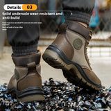 Men’s Safety Work Boots – Anti-Smash, Anti-Slip, Waterproof & Durable Steel Toe Shoes