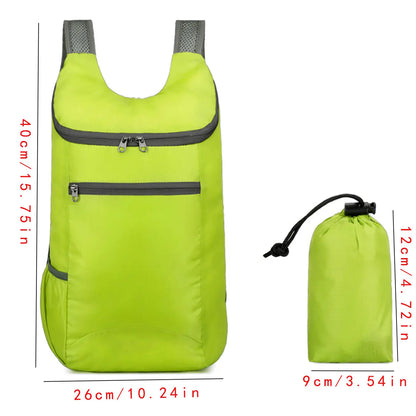 1pc Weekend Travel Bag, Foldable Waterproof Tear-resistant Lightweight Backpack, Large Capacity Travel Business Backpack, Sports