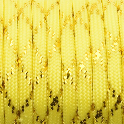 Gold & Silver 550 Paracord – Type III, 100ft, 19 Colors