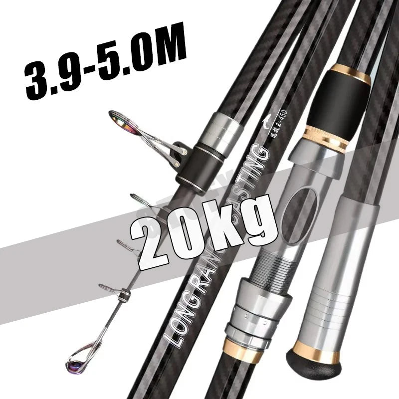 Telescopic Surf Casting Rod 3.9-5.0m
