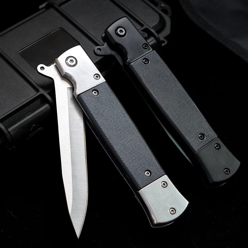 Outdoor Portable Folding Fruit Knife High Hardness Stainless Steel Pocket Cutter Camping Survival Vegetable Peeling Knife EDC Ha