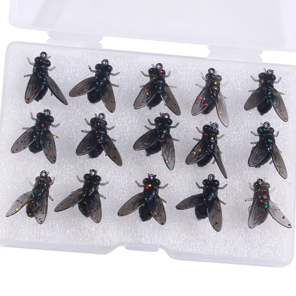 Ultra-Realistic Parachute Dry Flies (15/60 Pack)