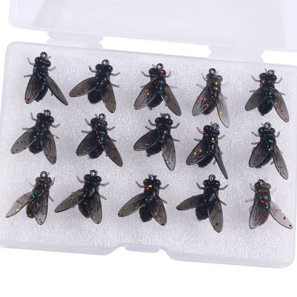 Ultra-Realistic Parachute Dry Flies (15/60 Pack)